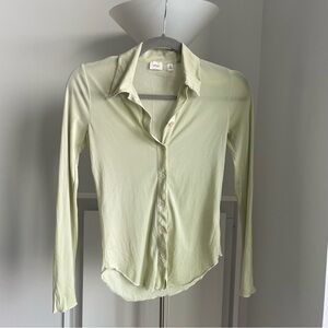 Mint green aritzia long sleeve